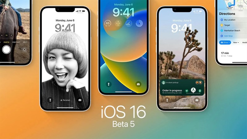      iOS16 với nhiều tình năng được cập nhật 